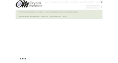 Desktop Screenshot of omcrystalsingingbowls.com